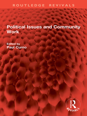 cover image of Political Issues and Community Work